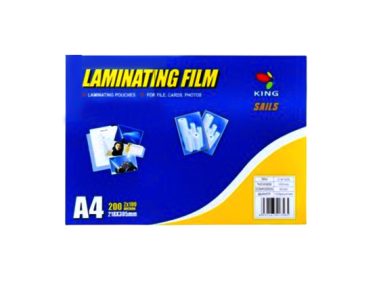 Laminating Pouch Film A4 Size Paper 100 Pcs